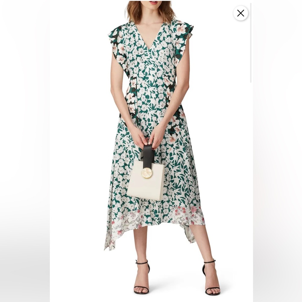 Rebecca Taylor Sleeveless Serene V-Neck Dress